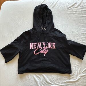 H&M Hoodie with Pink New York Graphic